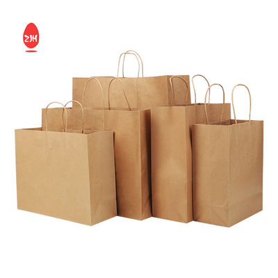 l'emballage de cadeau de 3x8.5 pouces met en sac l'habillement de GV emballant le sac de papier d'emballage avec la poignée