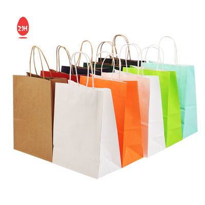 l'emballage de cadeau de 3x8.5 pouces met en sac l'habillement de GV emballant le sac de papier d'emballage avec la poignée