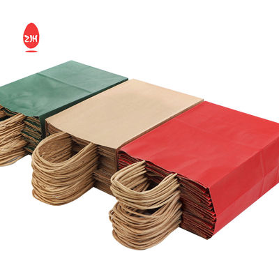 l'emballage de cadeau de 3x8.5 pouces met en sac l'habillement de GV emballant le sac de papier d'emballage avec la poignée