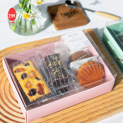 Boîte de chocolat de gâteau d'emballage de boîte de biscuits Macaron recyclable