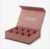Boîte d'emballage de chocolat de bonbons sucrés en gros de luxe en forme de livre boîte-cadeau de chocolat magnétique rigide