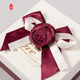 Boîte-cadeau se pliante de carton de ruban de luxe de boîte-cadeau de stratification de Matt grande