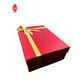 Boîte d'emballage de cadeau de carton de ruban de soie de chaussure de partie de Matt de rectangle rigide écologique