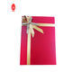 Boîte d'emballage de cadeau de carton de ruban de soie de chaussure de partie de Matt de rectangle rigide écologique