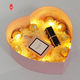 Boîte-cadeau de Saint-Valentin en carton de fleur Boîte-cadeau en forme de coeur de rose de mariage