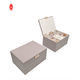 FSC Velvet Jewellery Organizer Display Boxes Boîtes à bijoux en cuir pour femmes