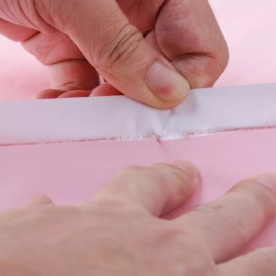 Le GV de carton a réutilisé les expéditeurs roses écologiques de bulle de double papier d'emballage d'emballage