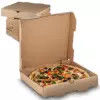 Boîte de stockage de pizza d'impression offset 4c 33*33cm Boîtes d'emballage réutilisables Boxese d'emballage