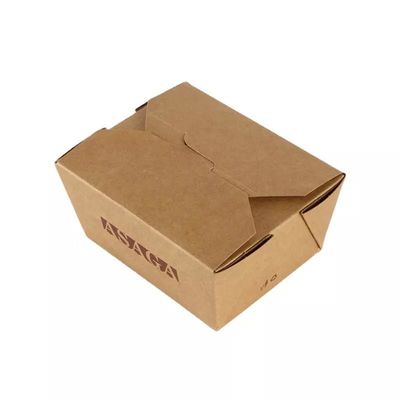 Jetable emportant l'emballage alimentaire de bulle d'emballage de stratification de Matt de boîte de papier