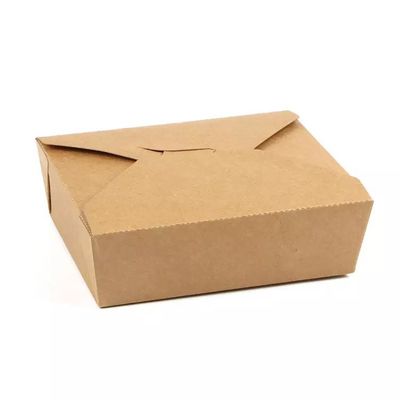 Jetable emportant l'emballage alimentaire de bulle d'emballage de stratification de Matt de boîte de papier
