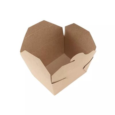 Jetable emportant l'emballage alimentaire de bulle d'emballage de stratification de Matt de boîte de papier