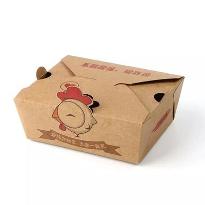 Jetable emportant l'emballage alimentaire de bulle d'emballage de stratification de Matt de boîte de papier