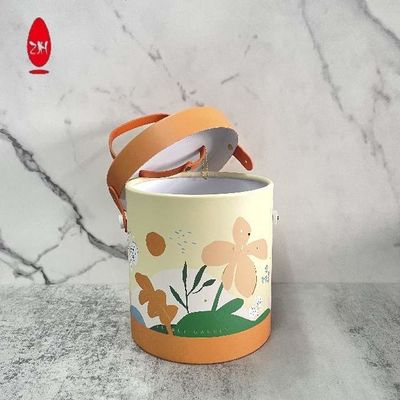 Emballage noir blanc de bouteille de boîte de tube de cylindre du carton 350gsm