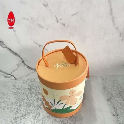 Emballage noir blanc de bouteille de boîte de tube de cylindre du carton 350gsm