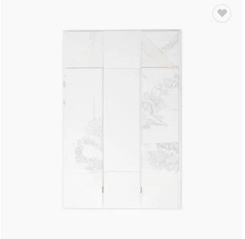 Grand blanc d'enfants de vêtements d'emballage de boîte-cadeau magnétique de papier fait sur commande de pli avec le ruban