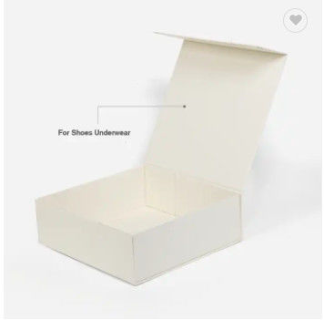 Le ruban se pliant imprimé fait sur commande de boîtes de carton vêtx la boîte de papier de cadeau biodégradable