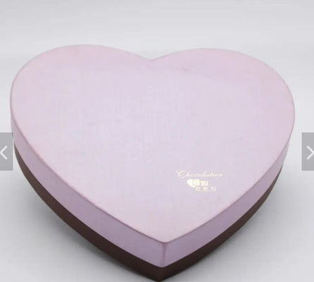 Coutume de papier en forme de coeur de boîte-cadeau de rose de luxe pour des bijoux Ring Packaging de cil