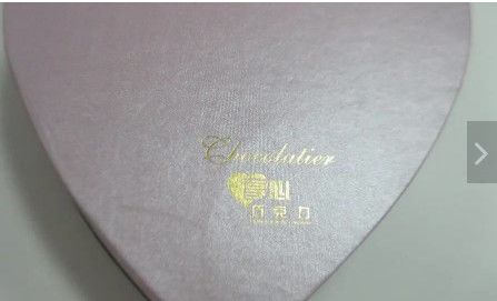 Coutume de papier en forme de coeur de boîte-cadeau de rose de luxe pour des bijoux Ring Packaging de cil