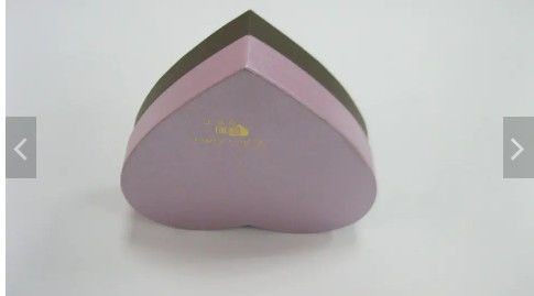 Coutume de papier en forme de coeur de boîte-cadeau de rose de luxe pour des bijoux Ring Packaging de cil