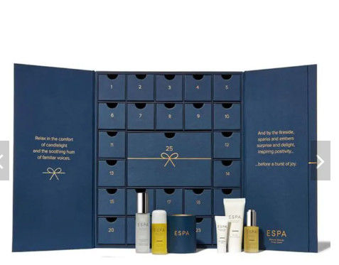 Boîte-cadeau cosmétique de tiroir de carton de Noël de boîte faite sur commande en gros de calendrier
