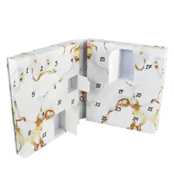 Aimant/bouton/fermeture de lien adaptés aux besoins du client par boîte d'emballage de cadeau de papier de marié de jeune mariée