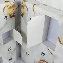 Aimant/bouton/fermeture de lien adaptés aux besoins du client par boîte d'emballage de cadeau de papier de marié de jeune mariée